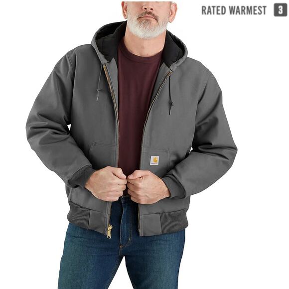 CARHARTT FLANNEL-LINED ACTIVE JAC J140 - LOOSE FIT - FIRM DUCK XL - Picture 1 of 7